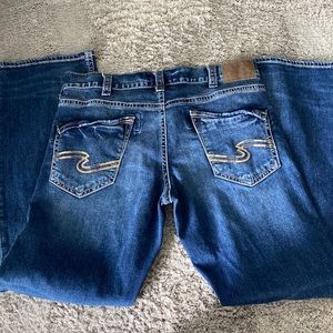 Men’s Silver Jeans Dark Wash